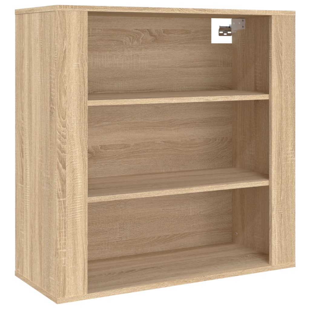 Hoge kast bewerkt hout sonoma eikenkleurig is nu te koop bij PeponiXL, paradijselijk wonen!