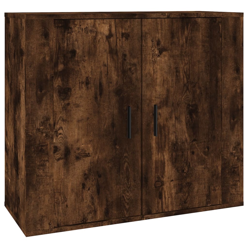 Dressoirs 3 st bewerkt hout gerookt eikenkleurig is nu te koop bij PeponiXL, paradijselijk wonen!