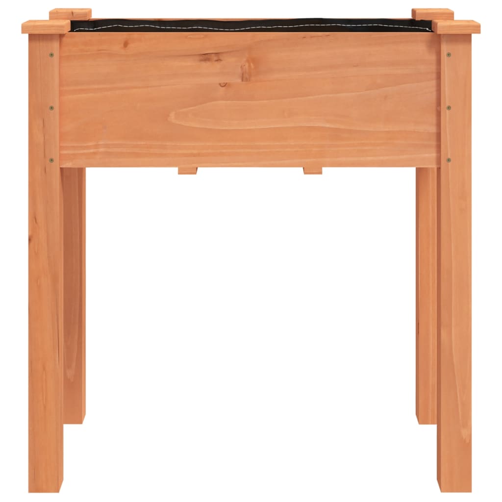 Plantenbak met voering 71x37x76 cm massief vurenhout bruin is nu te koop bij PeponiXL, paradijselijk wonen!