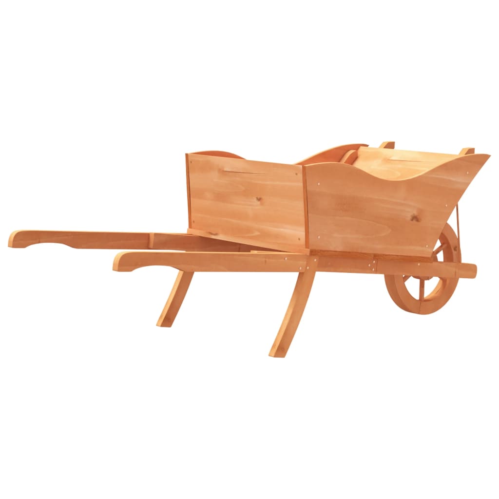 Plantenbak kruiwagen 128x45,5x43 cm massief vurenhout is nu te koop bij PeponiXL, paradijselijk wonen!