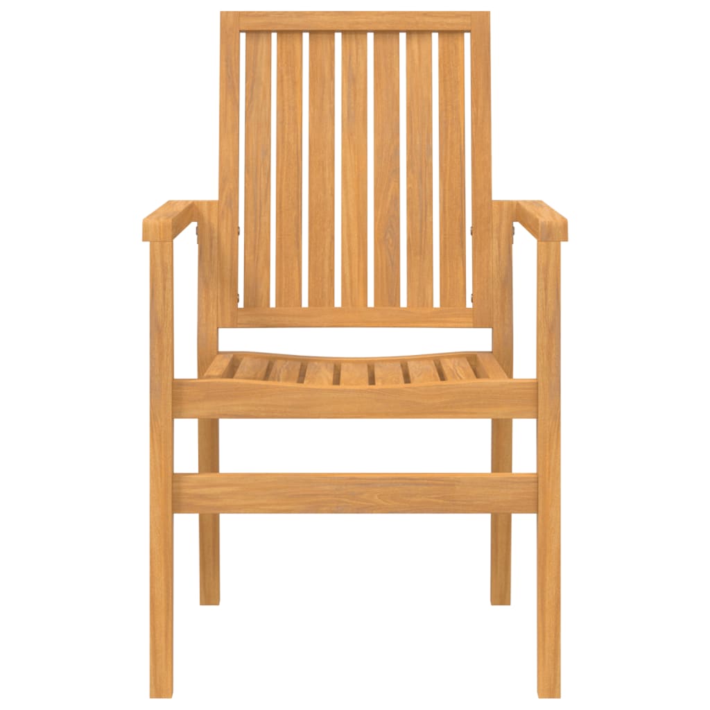 Tuinstoelen stapelbaar 2 st 56,5x57,5x91 cm massief teakhout is nu te koop bij PeponiXL, paradijselijk wonen!