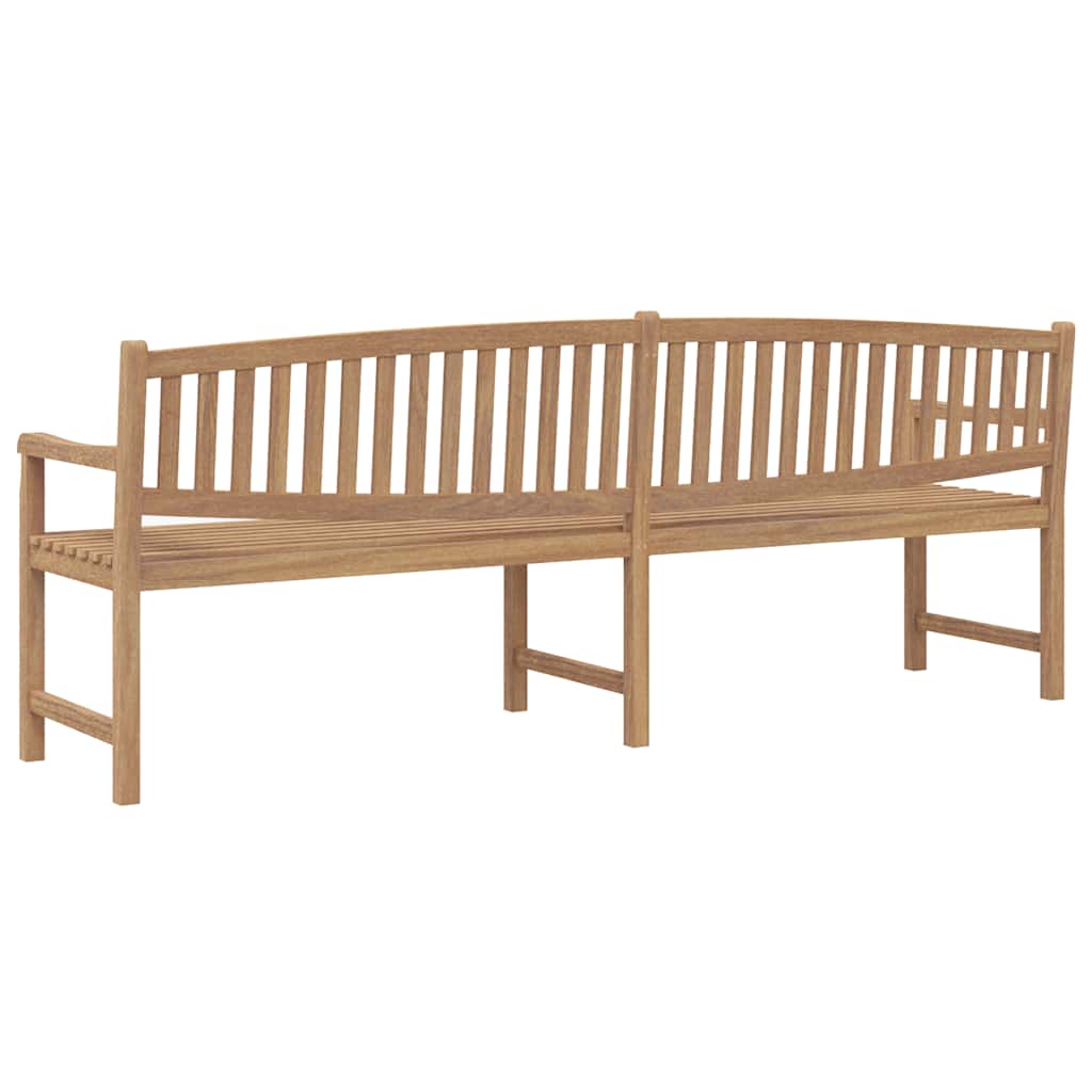 Tuinbank 228x59,5x90 cm massief teakhout is nu te koop bij PeponiXL, paradijselijk wonen!