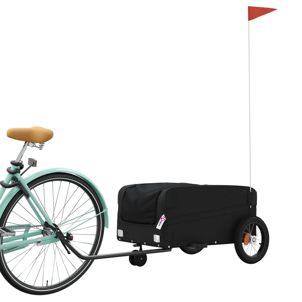 Fietstrailer 30 kg ijzer zwart is nu te koop bij PeponiXL, paradijselijk wonen!