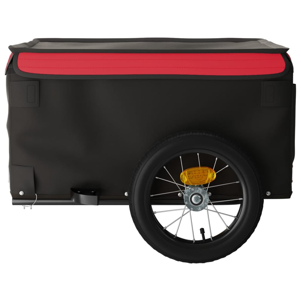 Fietstrailer 30 kg ijzer zwart en rood is nu te koop bij PeponiXL, paradijselijk wonen!
