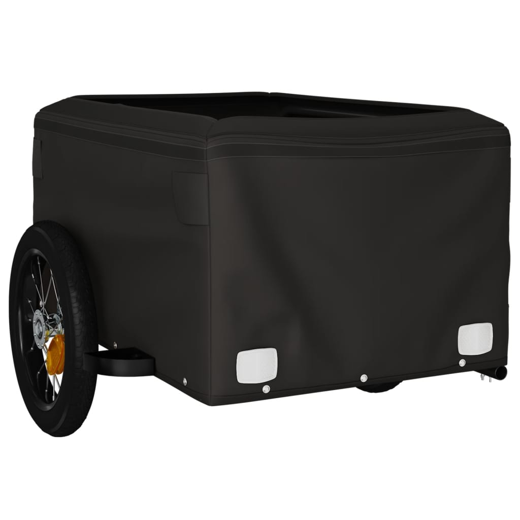 Fietstrailer 30 kg ijzer zwart en geel is nu te koop bij PeponiXL, paradijselijk wonen!