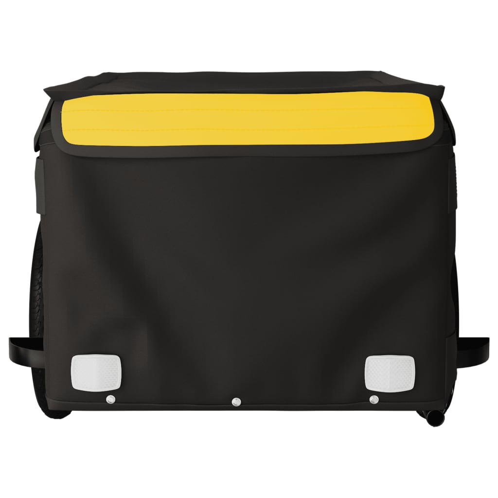 Fietstrailer 30 kg ijzer zwart en geel is nu te koop bij PeponiXL, paradijselijk wonen!