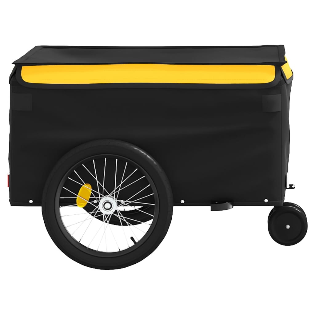 Fietstrailer 30 kg ijzer zwart en geel is nu te koop bij PeponiXL, paradijselijk wonen!