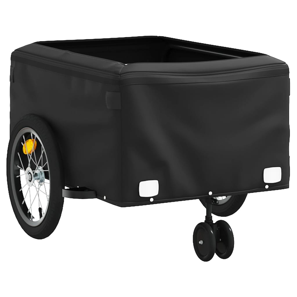 Fietstrailer 45 kg ijzer zwart en blauw is nu te koop bij PeponiXL, paradijselijk wonen!