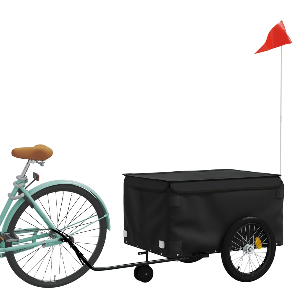 Fietstrailer 45 kg ijzer zwart is nu te koop bij PeponiXL, paradijselijk wonen!