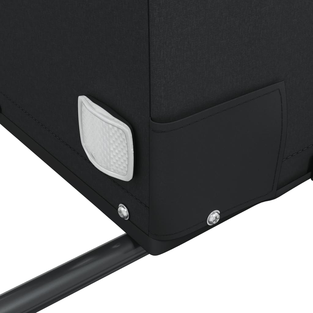 Fietstrailer 45 kg ijzer zwart en oranje is nu te koop bij PeponiXL, paradijselijk wonen!