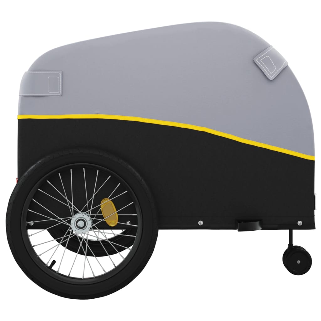 Fietstrailer 45 kg ijzer zwart en geel is nu te koop bij PeponiXL, paradijselijk wonen!