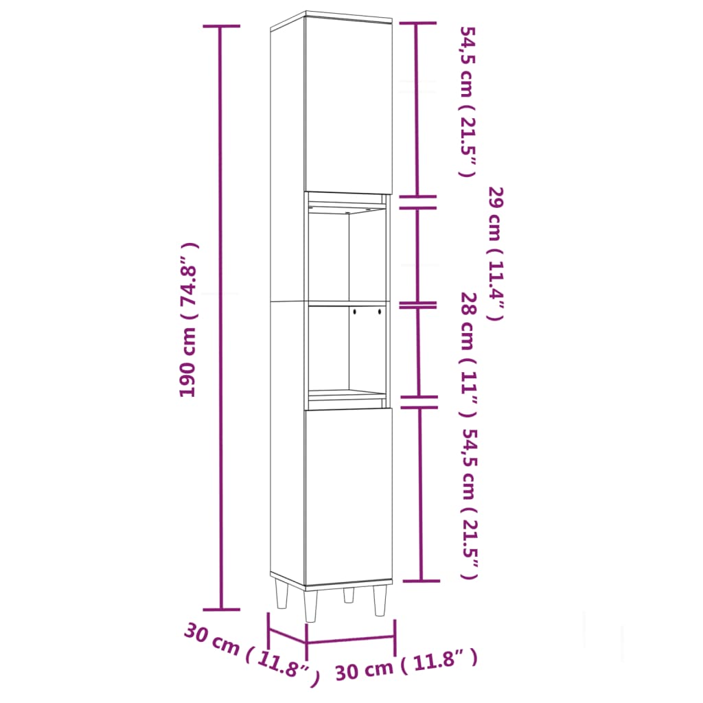 3-delige Badkamermeubelset bewerkt hout grijs sonoma eikenkleur is nu te koop bij PeponiXL, paradijselijk wonen!
