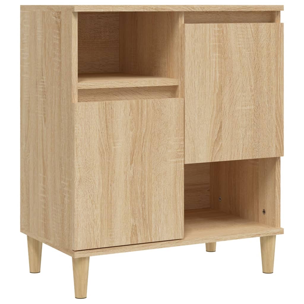 Dressoirs 2 st 60x35x70 cm bewerkt hout sonoma eikenkleurig is nu te koop bij PeponiXL, paradijselijk wonen!