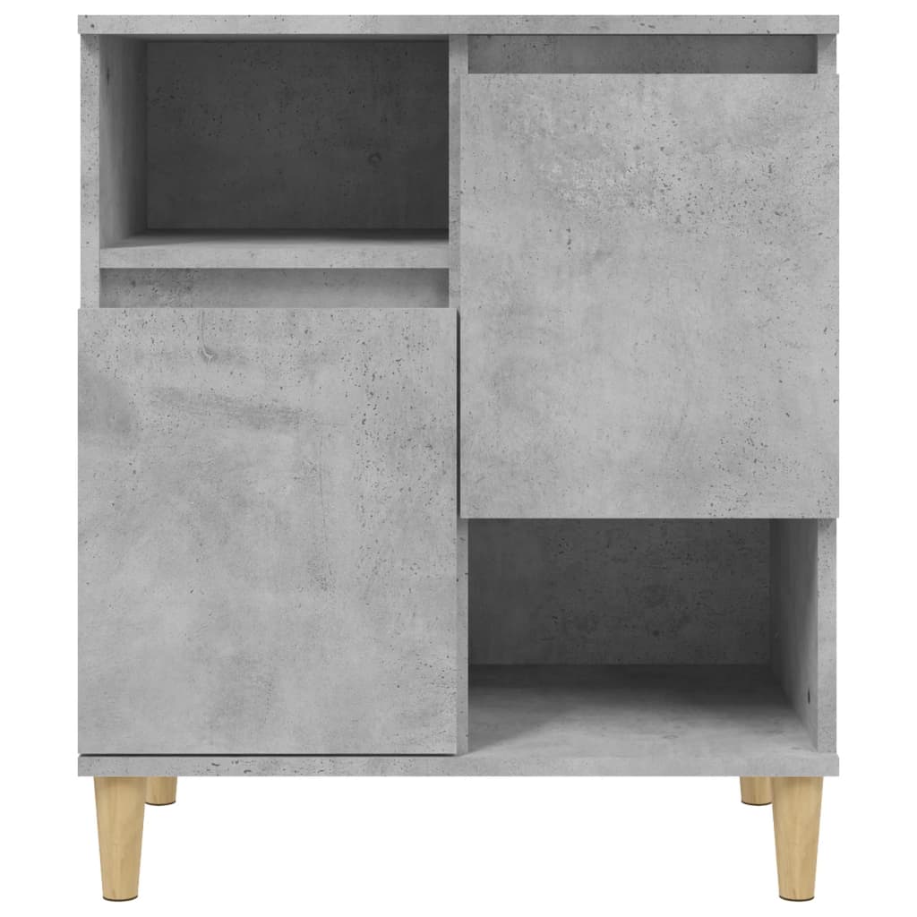 Dressoirs 2 st 60x35x70 cm bewerkt hout betongrijs is nu te koop bij PeponiXL, paradijselijk wonen!