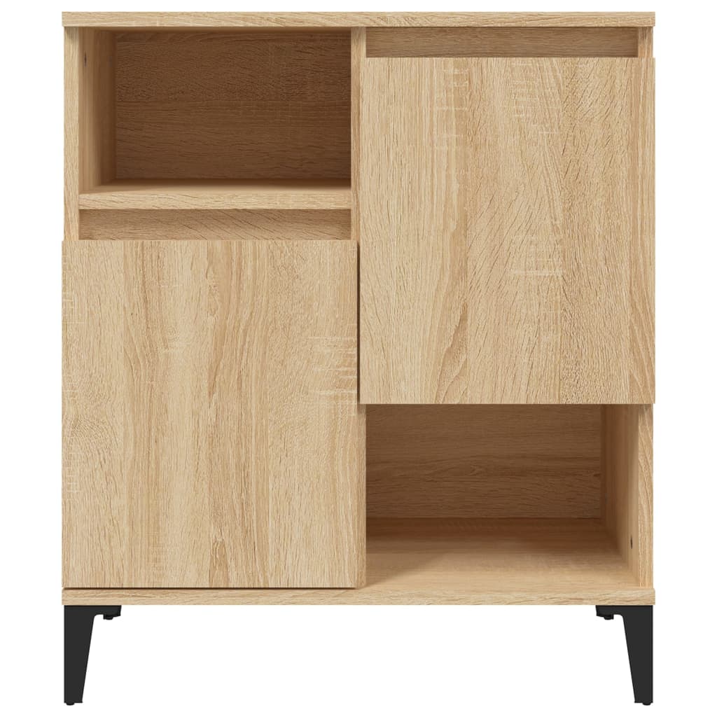 Dressoirs 2 st 60x35x70 cm bewerkt hout sonoma eikenkleurig is nu te koop bij PeponiXL, paradijselijk wonen!