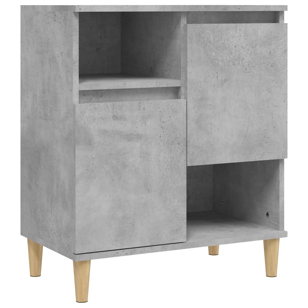 Dressoirs 3 st 60x35x70 cm bewerkt hout betongrijs is nu te koop bij PeponiXL, paradijselijk wonen!