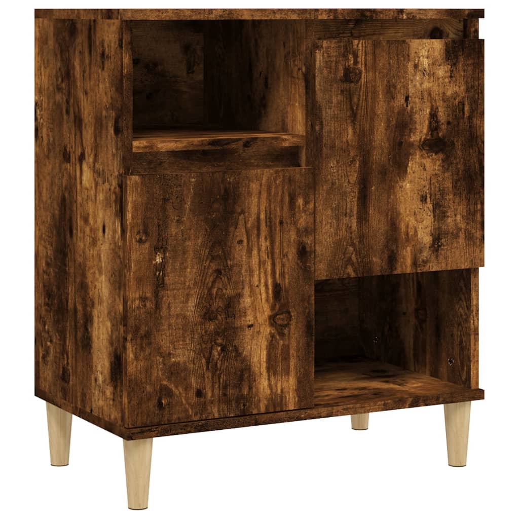 Dressoirs 3 st 60x35x70 cm bewerkt hout gerookt eikenkleurig is nu te koop bij PeponiXL, paradijselijk wonen!