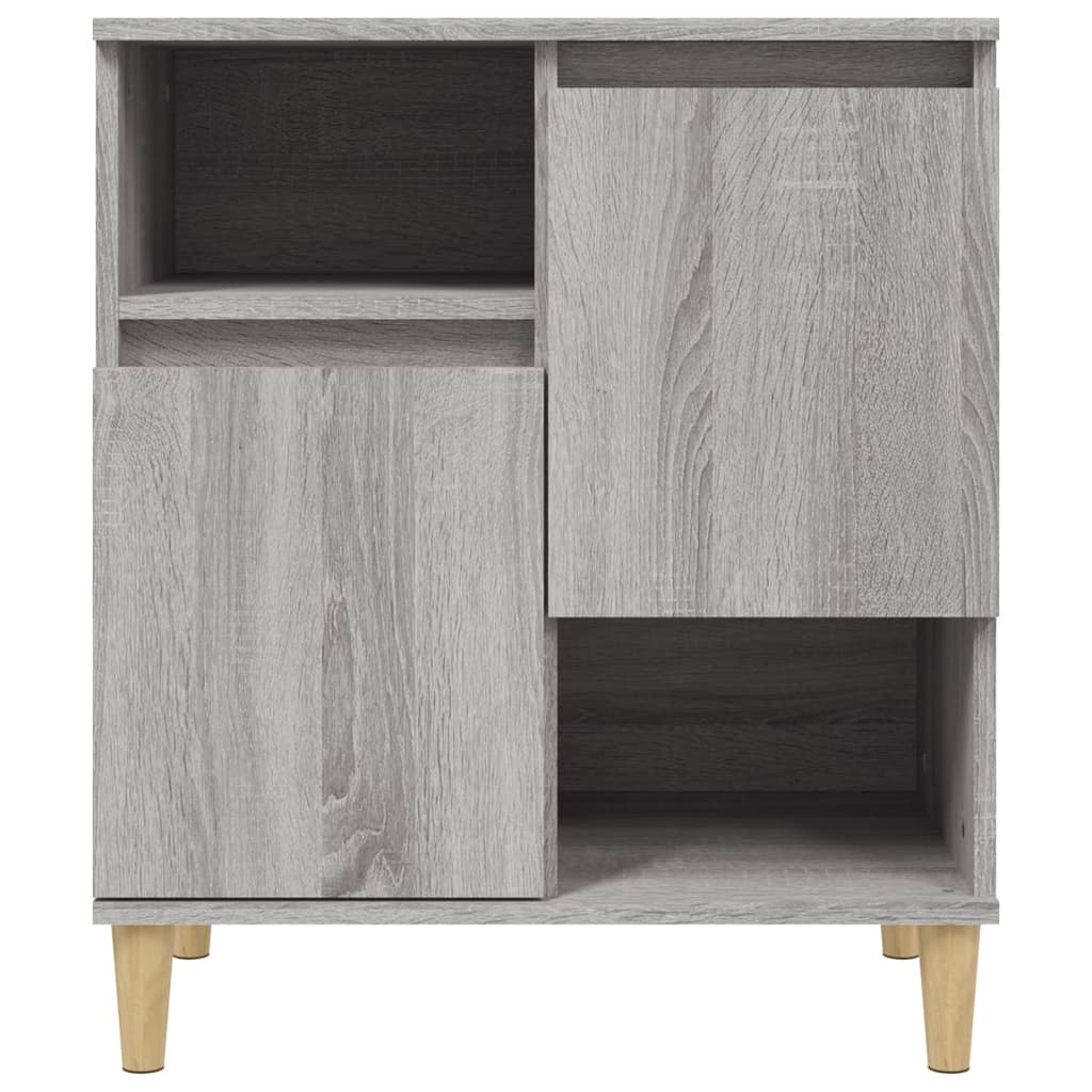 Dressoirs 3 st 60x35x70 cm bewerkt hout grijs sonoma eikenkleur is nu te koop bij PeponiXL, paradijselijk wonen!