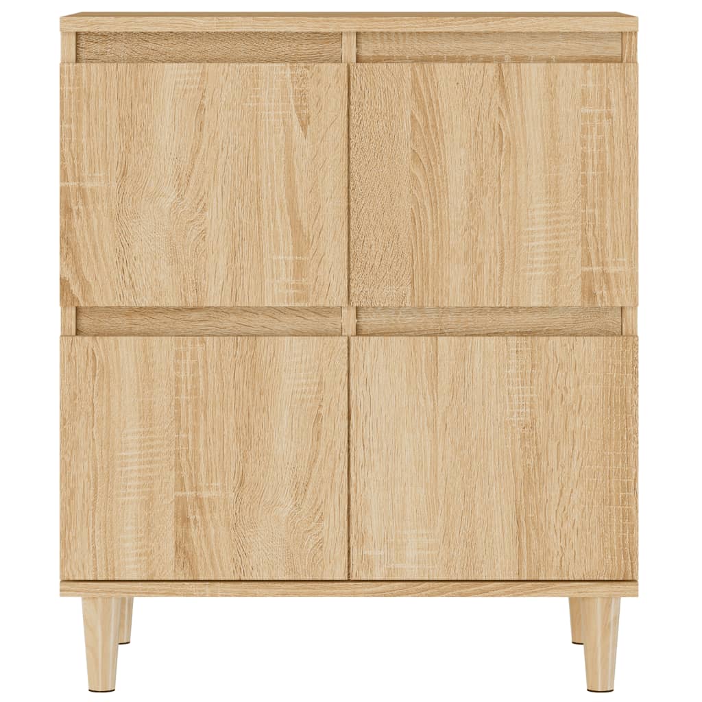 Dressoirs 2 st 60x35x70 cm bewerkt hout sonoma eikenkleurig is nu te koop bij PeponiXL, paradijselijk wonen!