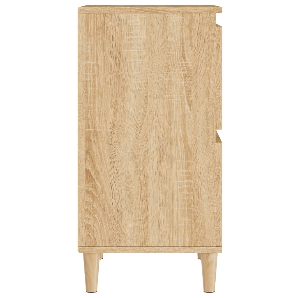 Dressoirs 2 st 60x35x70 cm bewerkt hout sonoma eikenkleurig is nu te koop bij PeponiXL, paradijselijk wonen!