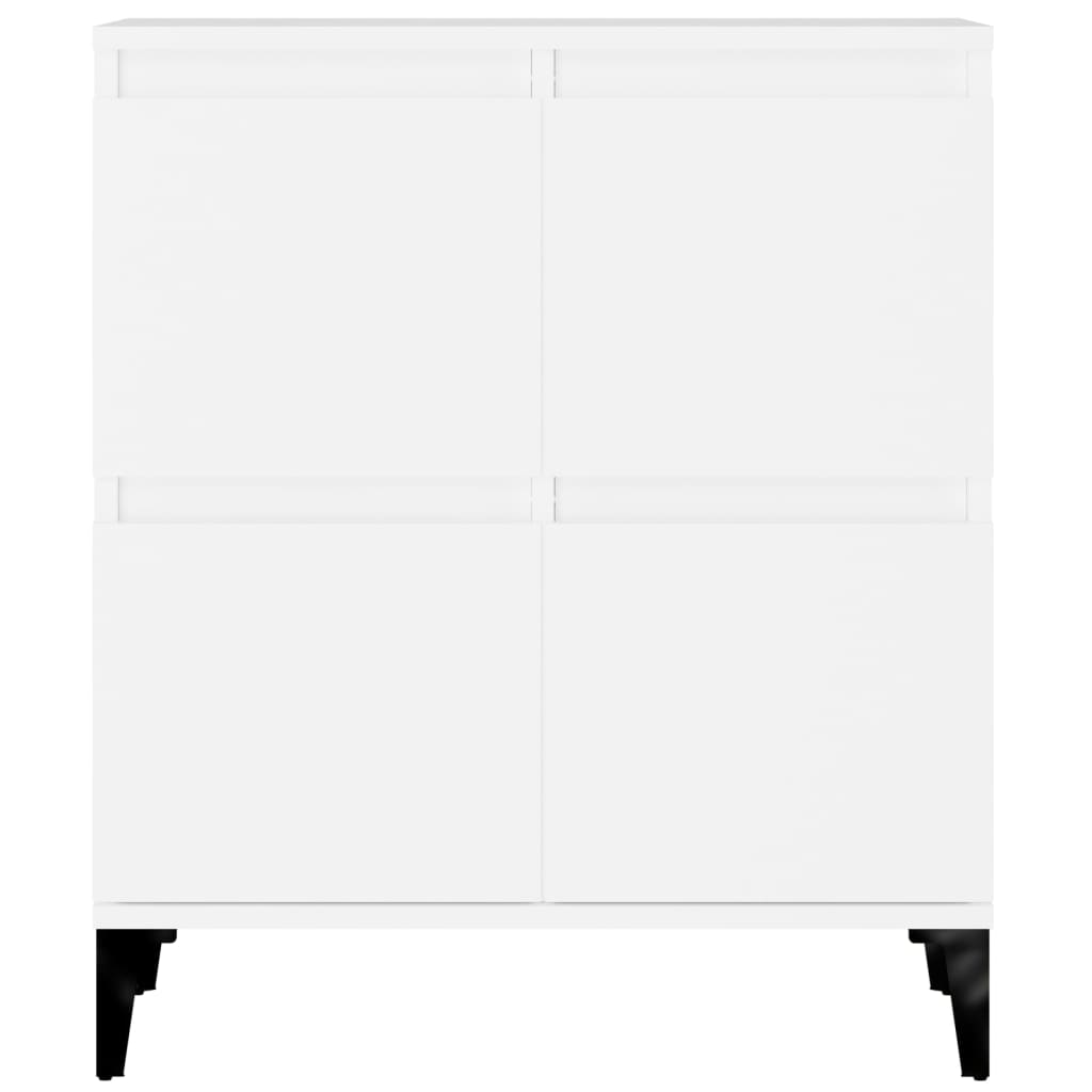 Dressoirs 2 st 60x35x70 cm bewerkt hout wit is nu te koop bij PeponiXL, paradijselijk wonen!