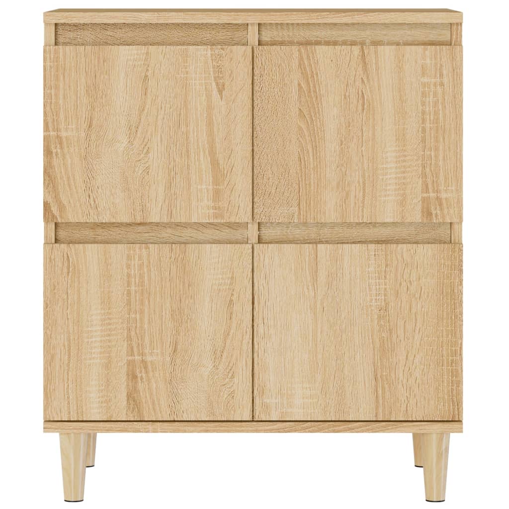 Dressoirs 3 st 60x35x70 cm bewerkt hout sonoma eikenkleurig is nu te koop bij PeponiXL, paradijselijk wonen!