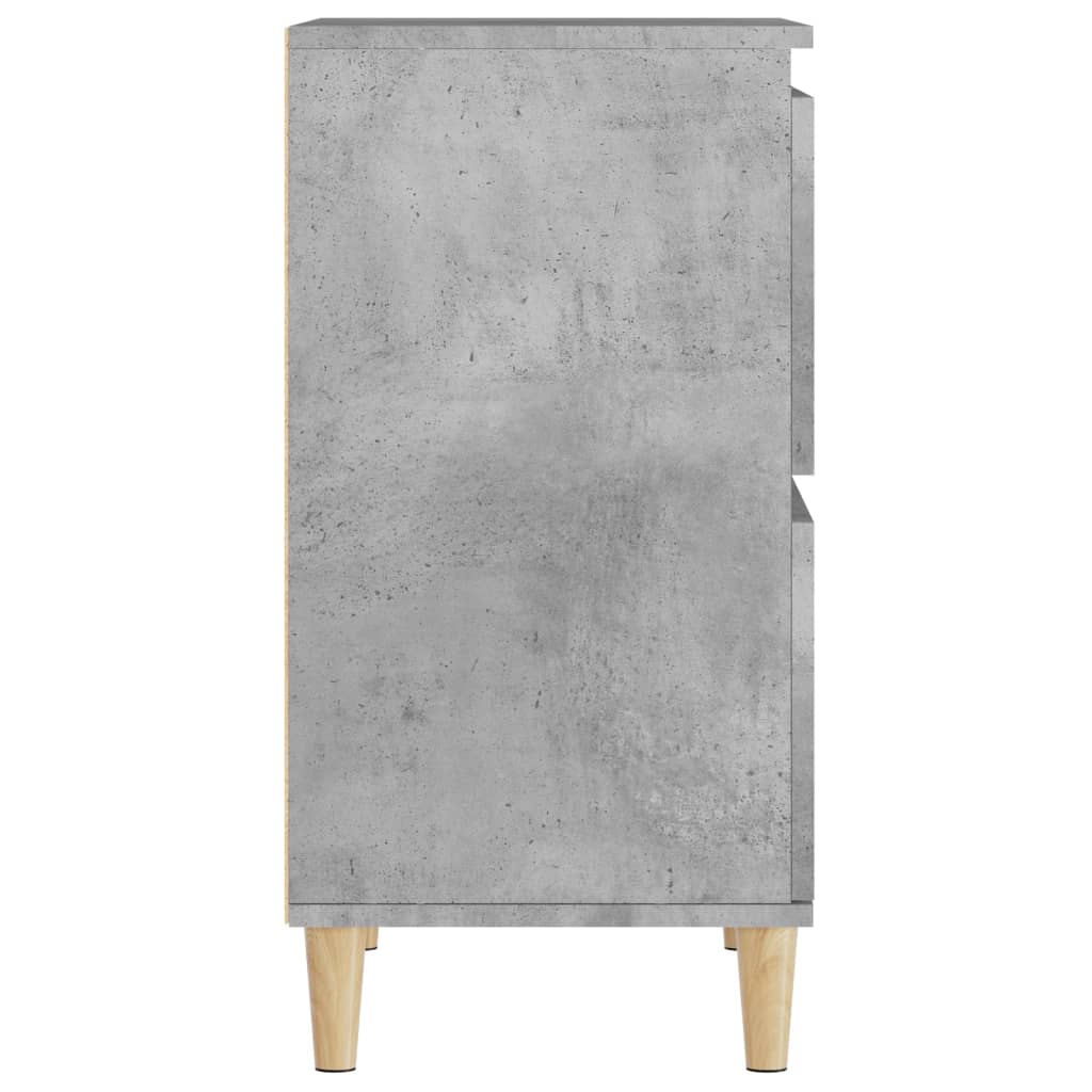 Dressoirs 3 st 60x35x70 cm bewerkt hout betongrijs is nu te koop bij PeponiXL, paradijselijk wonen!