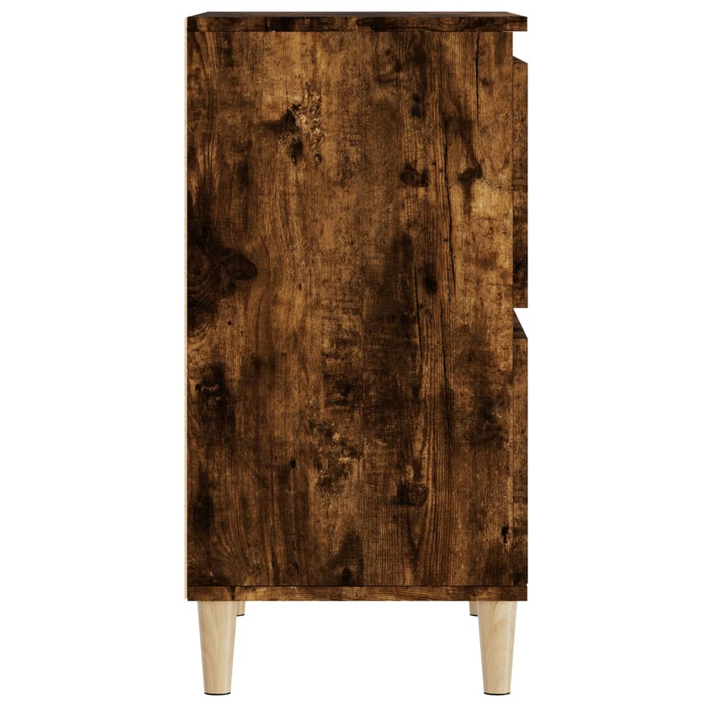 Dressoirs 3 st 60x35x70 cm bewerkt hout gerookt eikenkleurig is nu te koop bij PeponiXL, paradijselijk wonen!