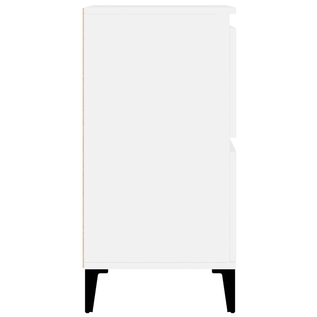 Dressoirs 3 st 60x35x70 cm bewerkt hout wit is nu te koop bij PeponiXL, paradijselijk wonen!