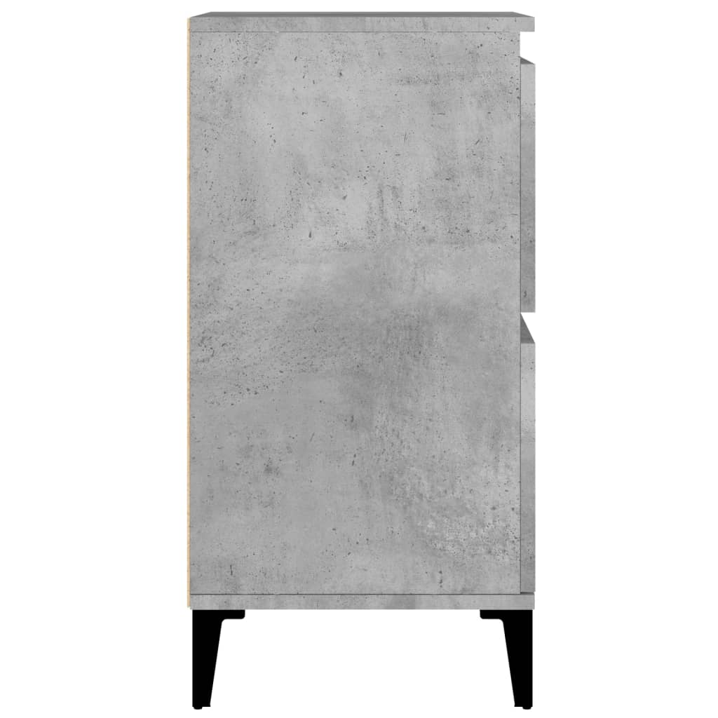 Dressoirs 3 st 60x35x70 cm bewerkt hout betongrijs is nu te koop bij PeponiXL, paradijselijk wonen!