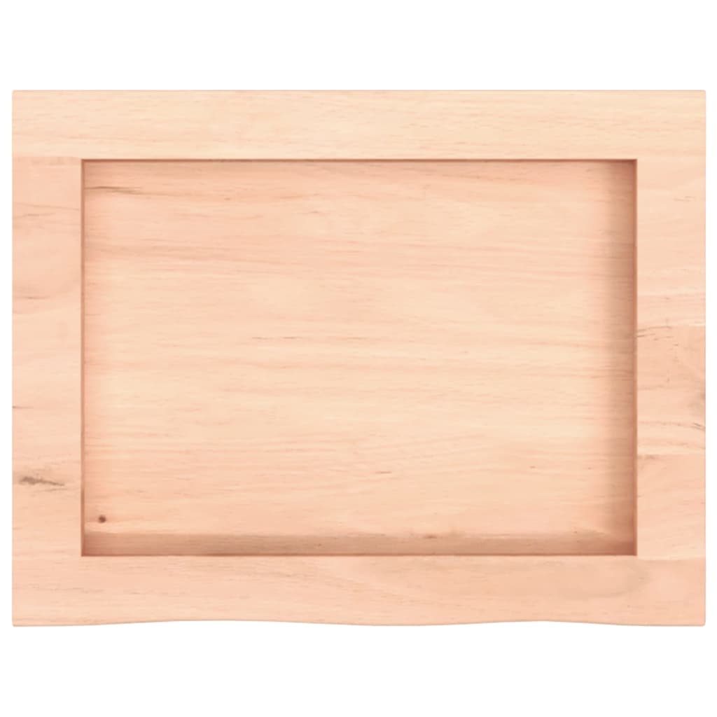 Wastafelblad 40x30x(2-4) cm onbehandeld massief hout is nu te koop bij PeponiXL, paradijselijk wonen!