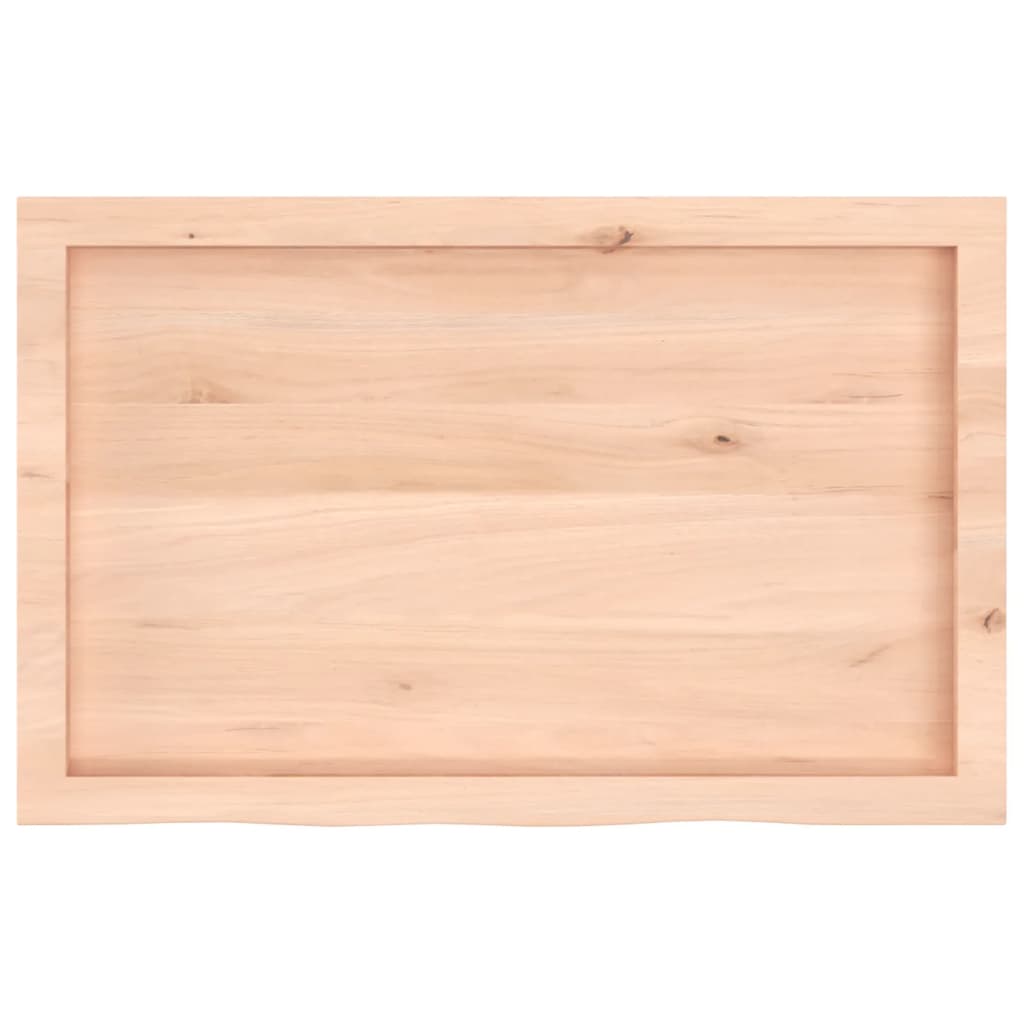 Wastafelblad 80x50x(2-4) cm onbehandeld massief hout is nu te koop bij PeponiXL, paradijselijk wonen!