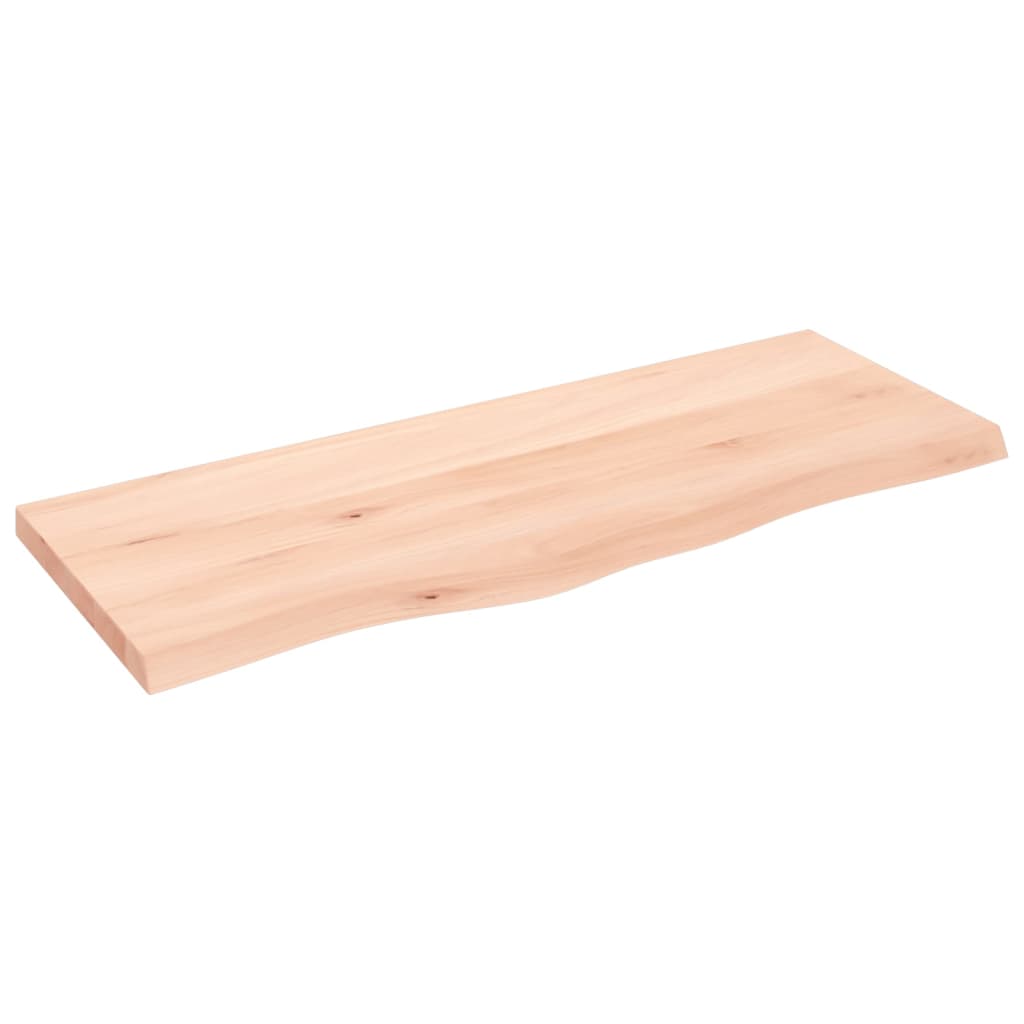 Wastafelblad 100x40x(2-4) cm onbehandeld massief hout is nu te koop bij PeponiXL, paradijselijk wonen!