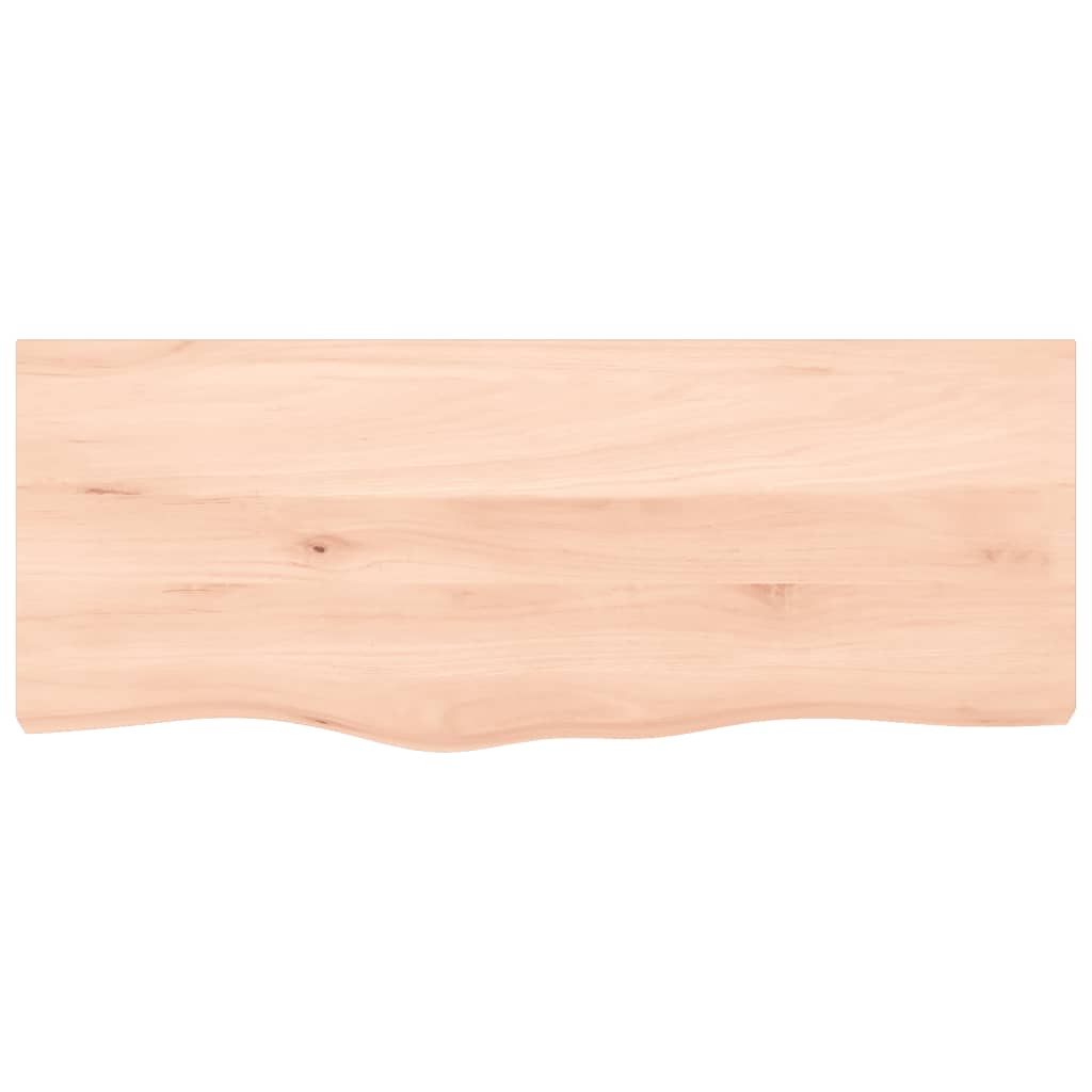 Wastafelblad 100x40x(2-4) cm onbehandeld massief hout is nu te koop bij PeponiXL, paradijselijk wonen!