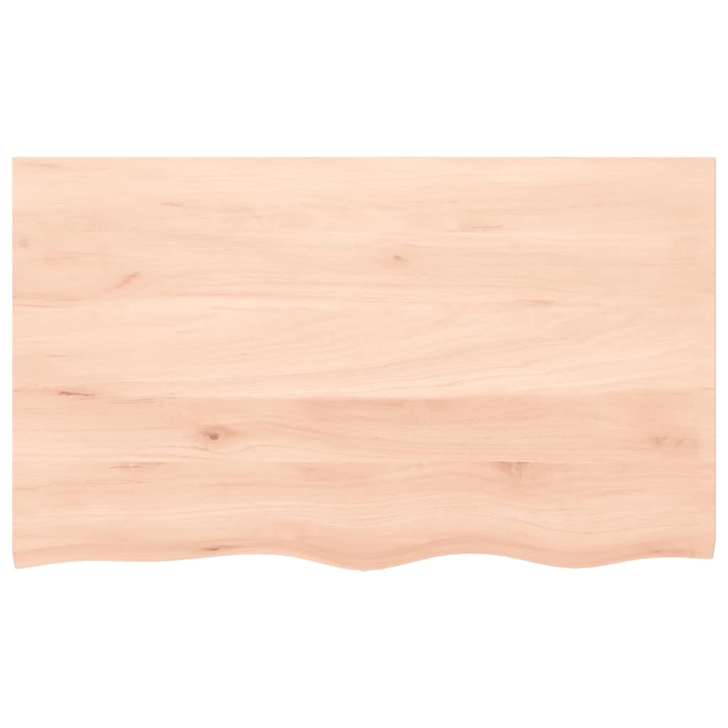 Wastafelblad 100x60x2 cm onbehandeld massief hout is nu te koop bij PeponiXL, paradijselijk wonen!
