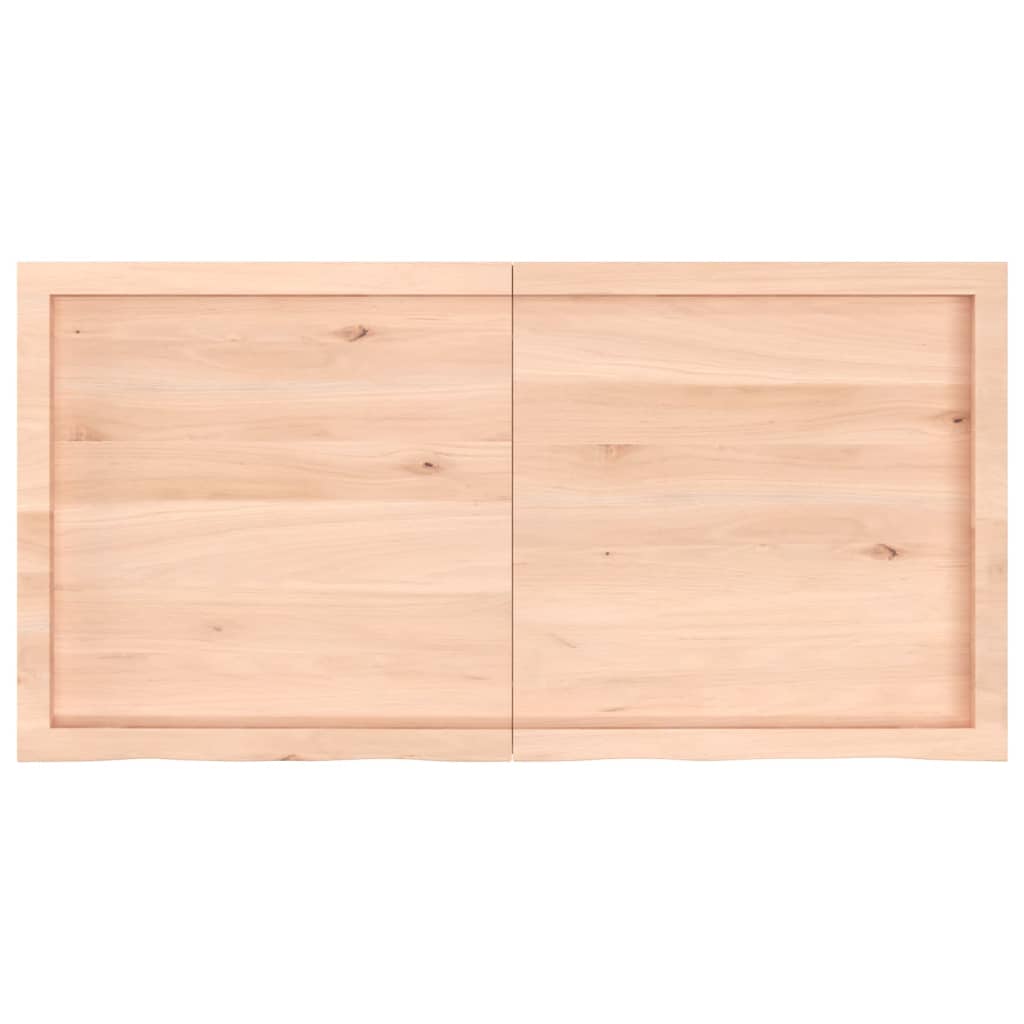 Wastafelblad 120x60x(2-4) cm onbehandeld massief hout is nu te koop bij PeponiXL, paradijselijk wonen!