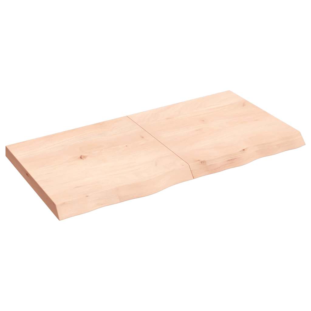 Wastafelblad 120x60x(2-6) cm onbehandeld massief hout is nu te koop bij PeponiXL, paradijselijk wonen!