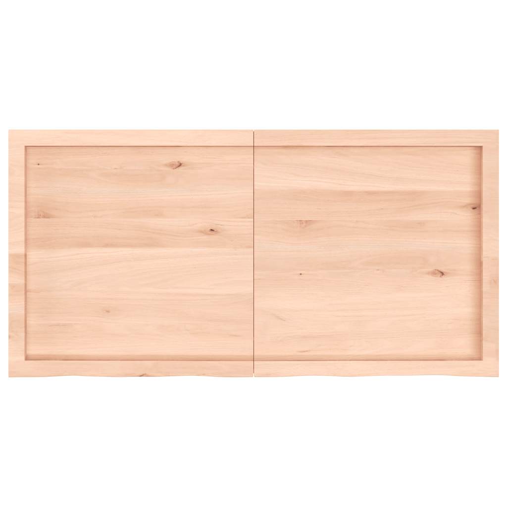 Wastafelblad 120x60x(2-6) cm onbehandeld massief hout is nu te koop bij PeponiXL, paradijselijk wonen!