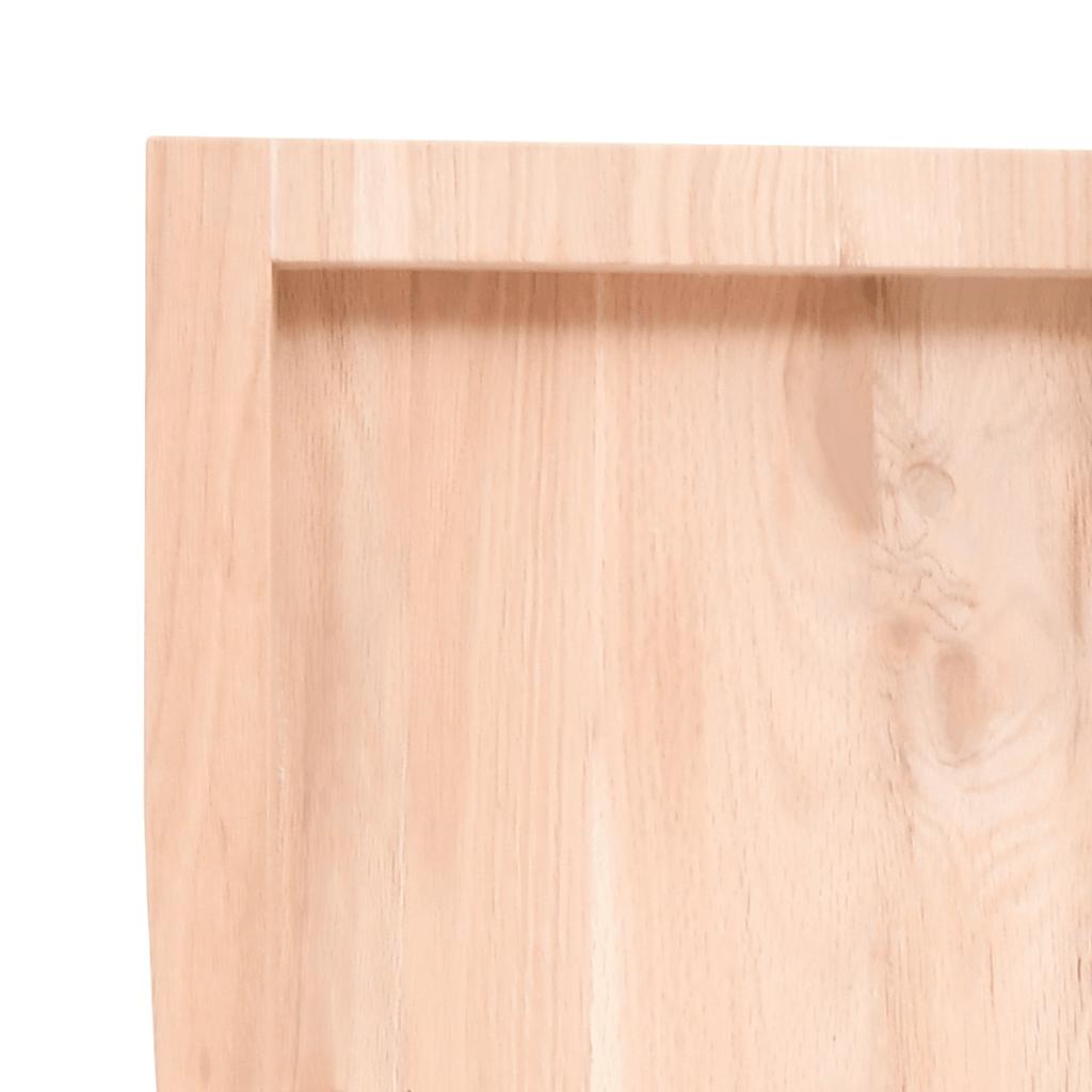 Wastafelblad 120x60x(2-6) cm onbehandeld massief hout is nu te koop bij PeponiXL, paradijselijk wonen!
