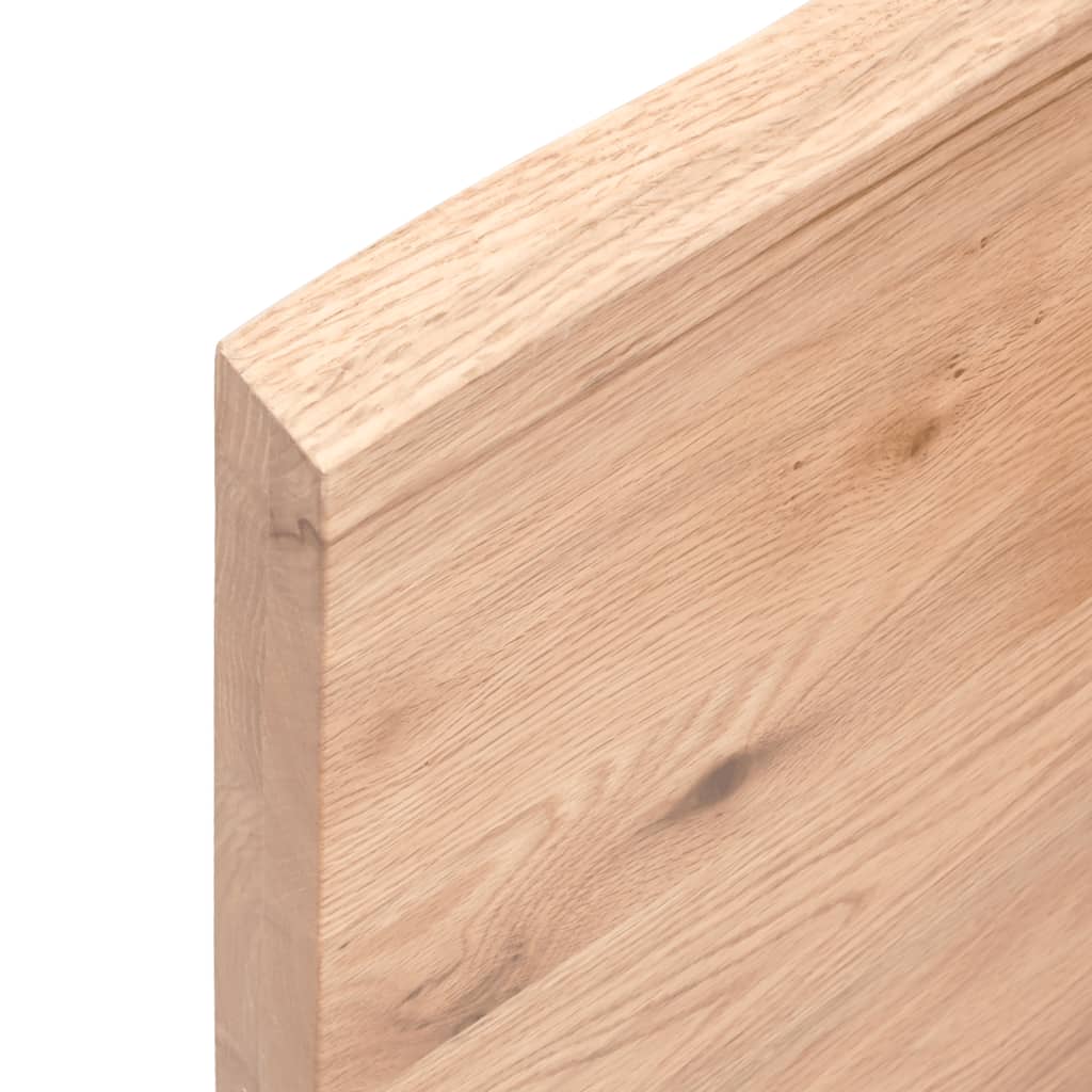 Wastafelblad 40x50x(2-4) cm behandeld massief hout lichtbruin is nu te koop bij PeponiXL, paradijselijk wonen!