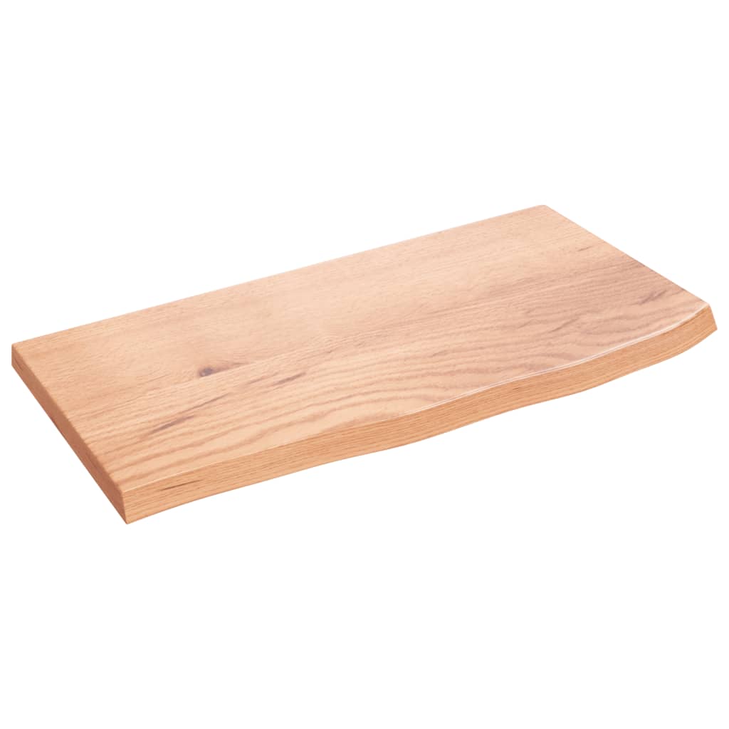Wastafelblad 60x30x2 behandeld massief hout lichtbruin is nu te koop bij PeponiXL, paradijselijk wonen!