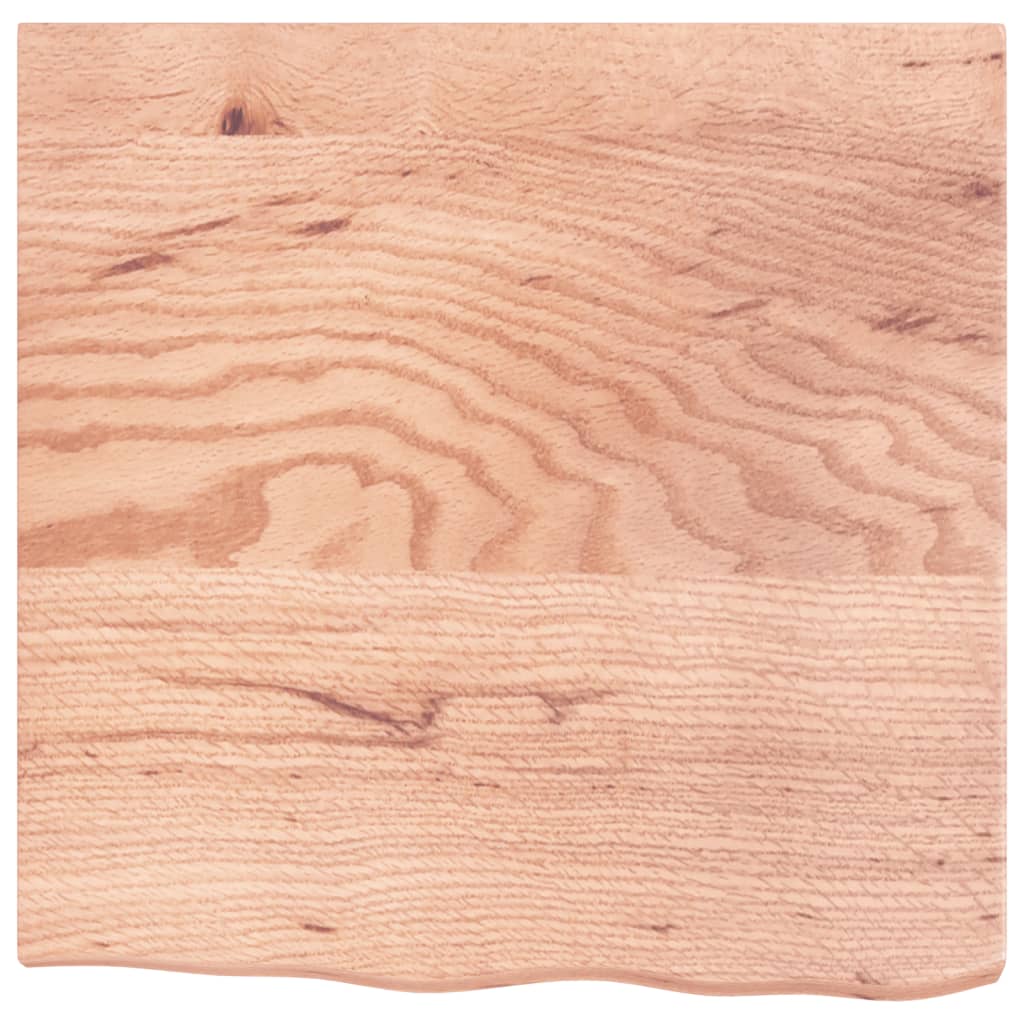 Wastafelblad 60x60x(2-4) cm behandeld massief hout lichtbruin is nu te koop bij PeponiXL, paradijselijk wonen!