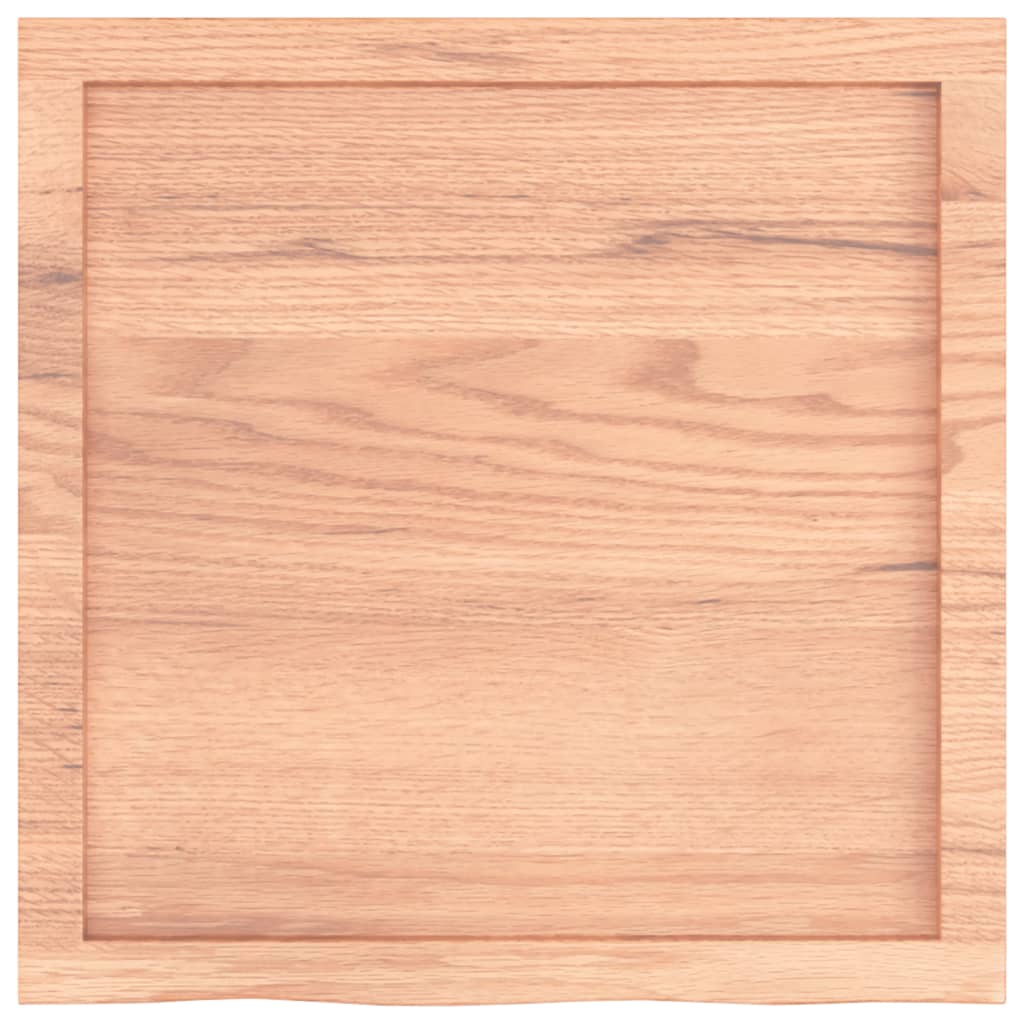 Wastafelblad 60x60x(2-4) cm behandeld massief hout lichtbruin is nu te koop bij PeponiXL, paradijselijk wonen!