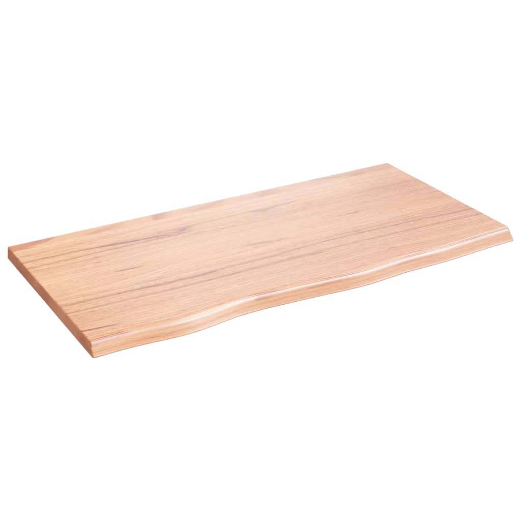 Wastafelblad 80x40x2 behandeld massief hout lichtbruin is nu te koop bij PeponiXL, paradijselijk wonen!