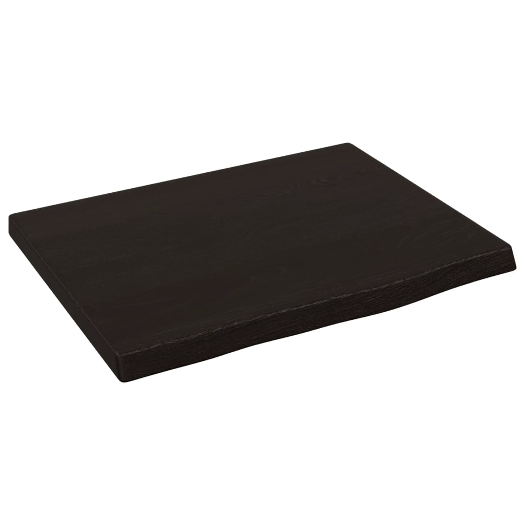Wastafelblad 40x30x2 cm behandeld massief hout donkerbruin is nu te koop bij PeponiXL, paradijselijk wonen!