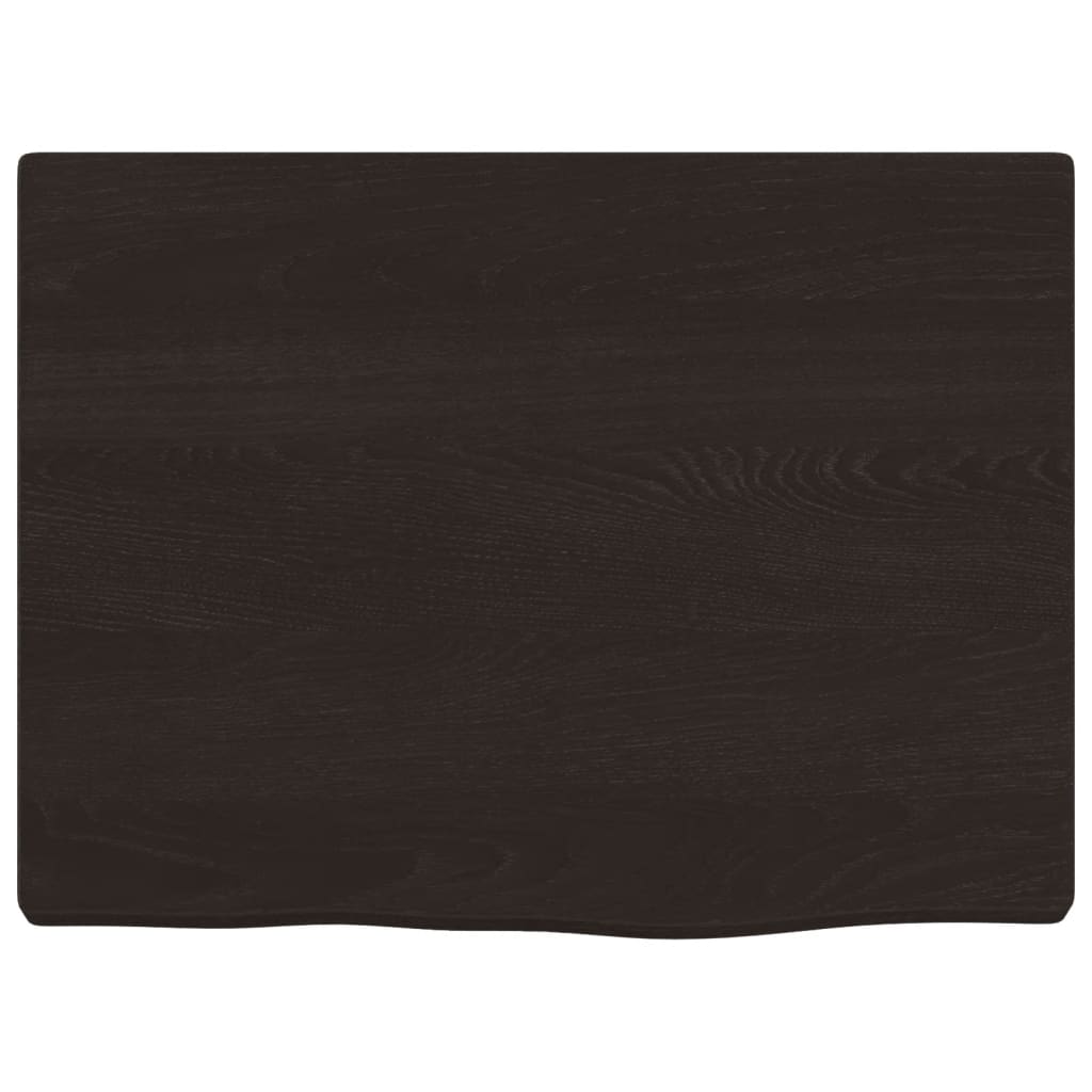 Wastafelblad 40x30x2 cm behandeld massief hout donkerbruin is nu te koop bij PeponiXL, paradijselijk wonen!