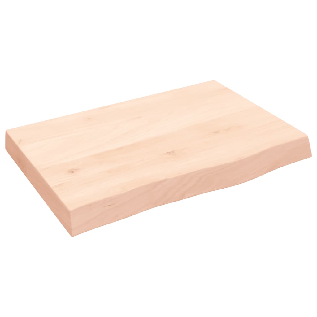 Tafelblad 60x40x(2-6) cm onbehandeld massief eikenhout is nu te koop bij PeponiXL, paradijselijk wonen!