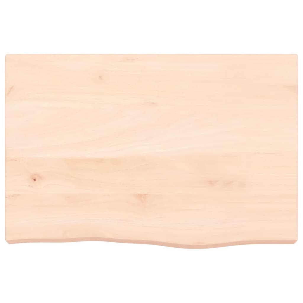 Tafelblad 60x40x(2-6) cm onbehandeld massief eikenhout is nu te koop bij PeponiXL, paradijselijk wonen!
