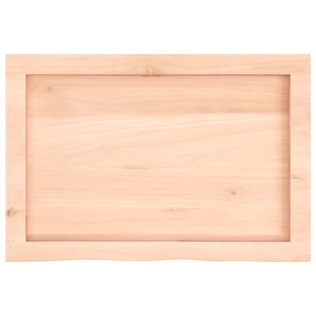 Tafelblad 60x40x(2-6) cm onbehandeld massief eikenhout is nu te koop bij PeponiXL, paradijselijk wonen!
