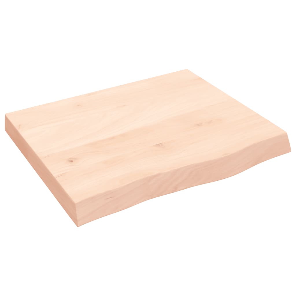 Tafelblad 60x50x(2-6) cm onbehandeld massief eikenhout is nu te koop bij PeponiXL, paradijselijk wonen!